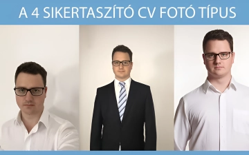 A 4 “sikertaszító” önéletrajz fotó típus